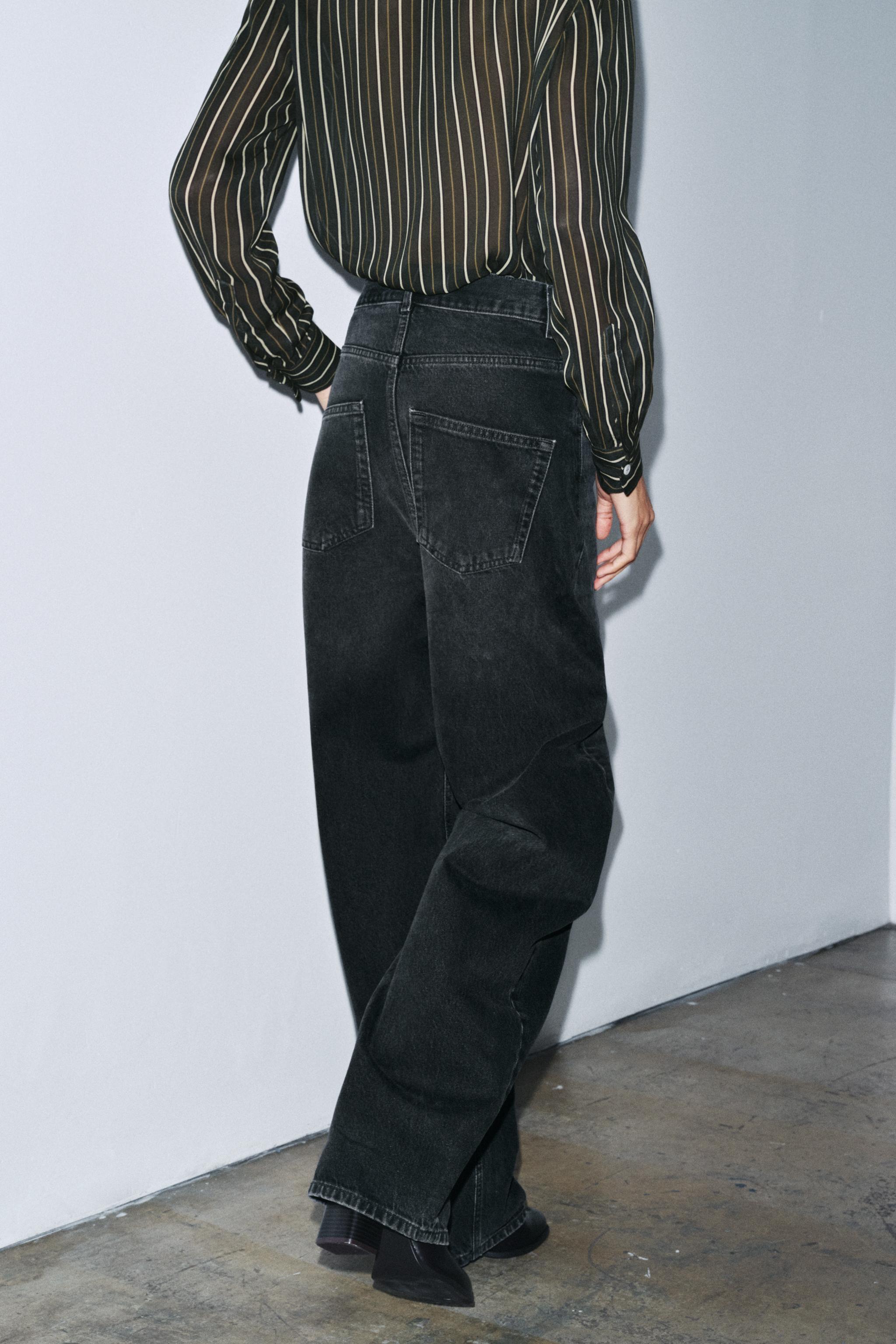 ZW COLLECTION BARREL HIGH WAIST JEANS